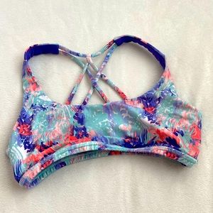 Ivivva woven strap sports bra